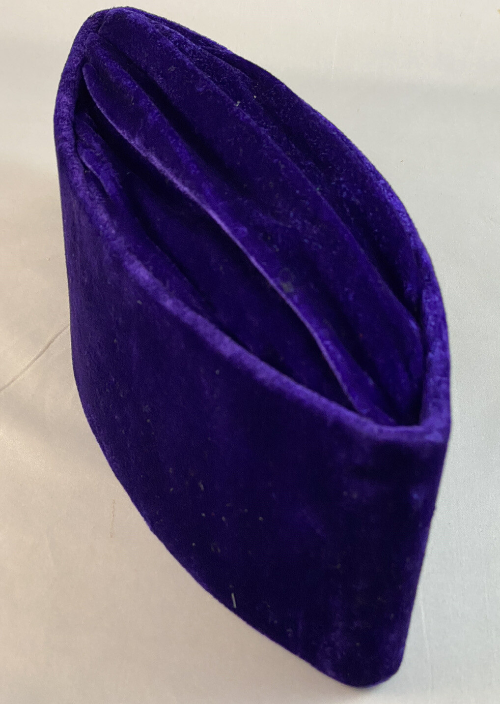 Authentic African Traditional Native Velvet Foldable Fila/ Kufi Hat ~ 22-1/4”