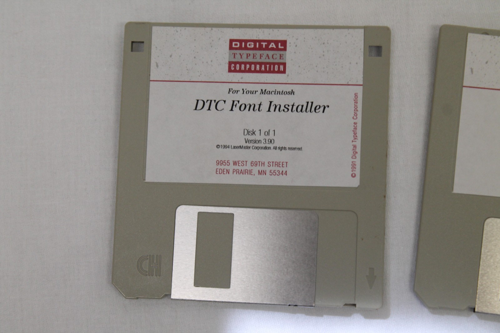 Mac MasterWorks Type Library Font Director DTC Vol 3 Disk 1-7 3.5" Floppy Disk