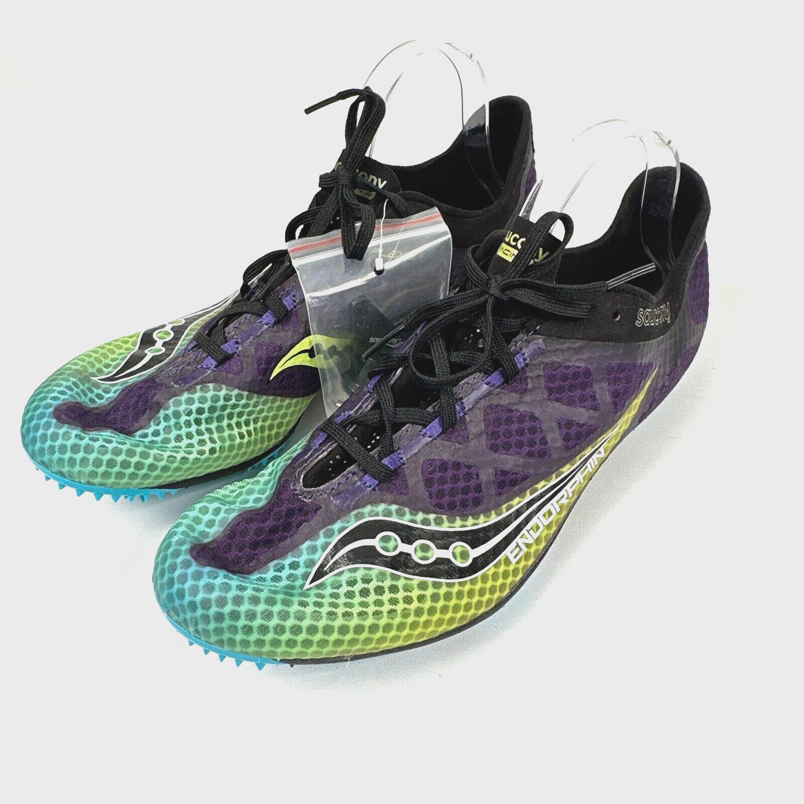 Saucony Endorphin Men's Track Shoes Running Racing Sneakers Size 13 Metal Spikes