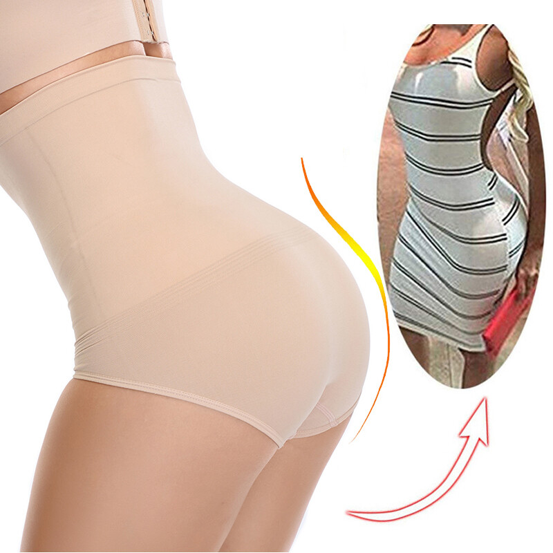 US Women Tummy Control Panties High waist Shorts Slimming Body Shaper Underwear