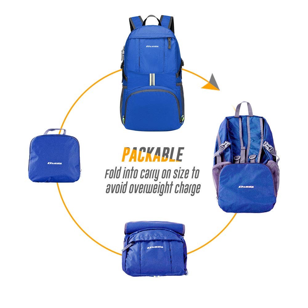 35L Lightweight Packable Hiking Backpack Waterproof Durable Travel Daypack
