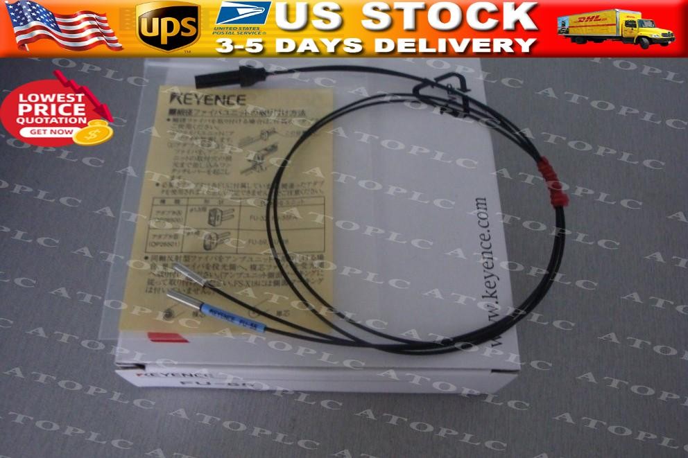 Keyence FU-55 Fiber Optic Sensor FU55 Cable New In Box Free Shipping