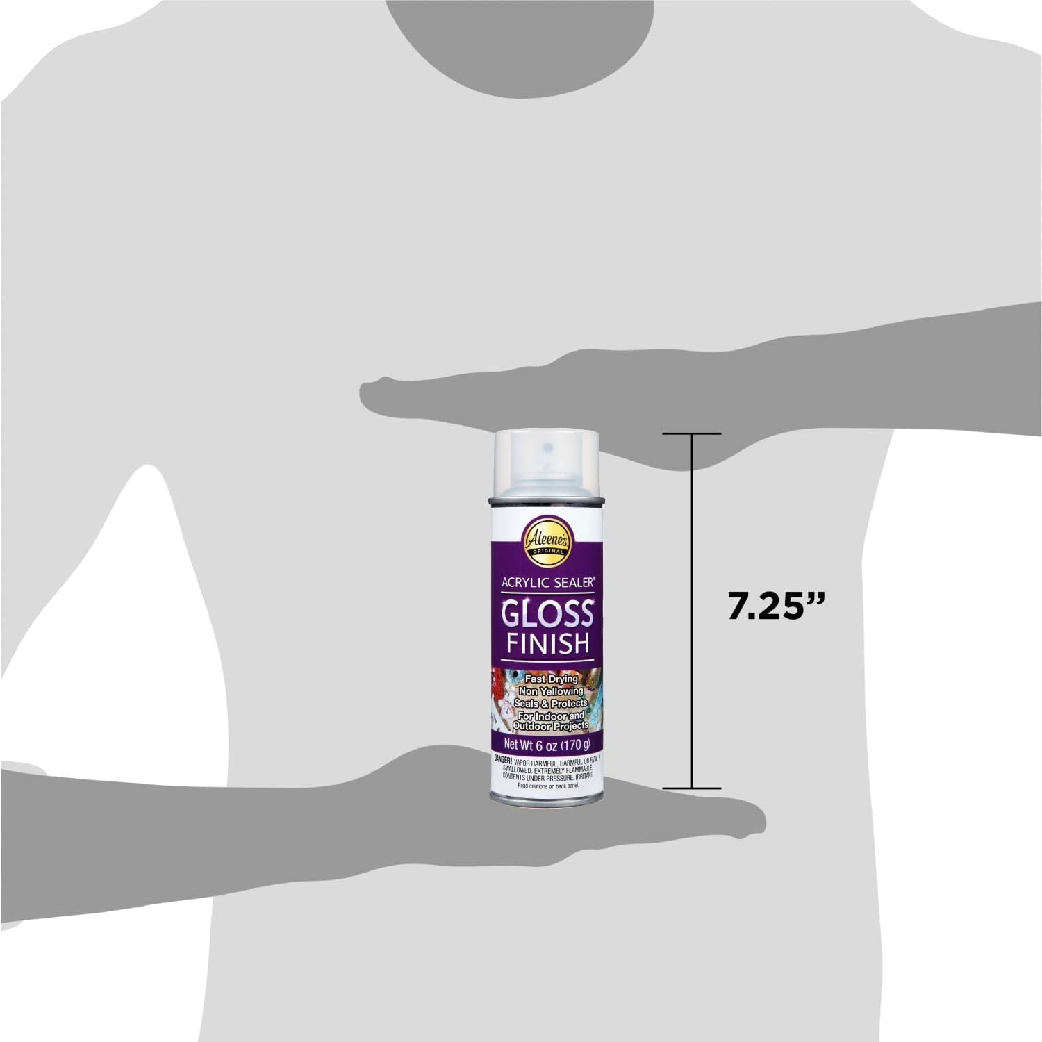 Aleene's Spray Gloss Finish 6oz Acrylic Sealer, Original Version
