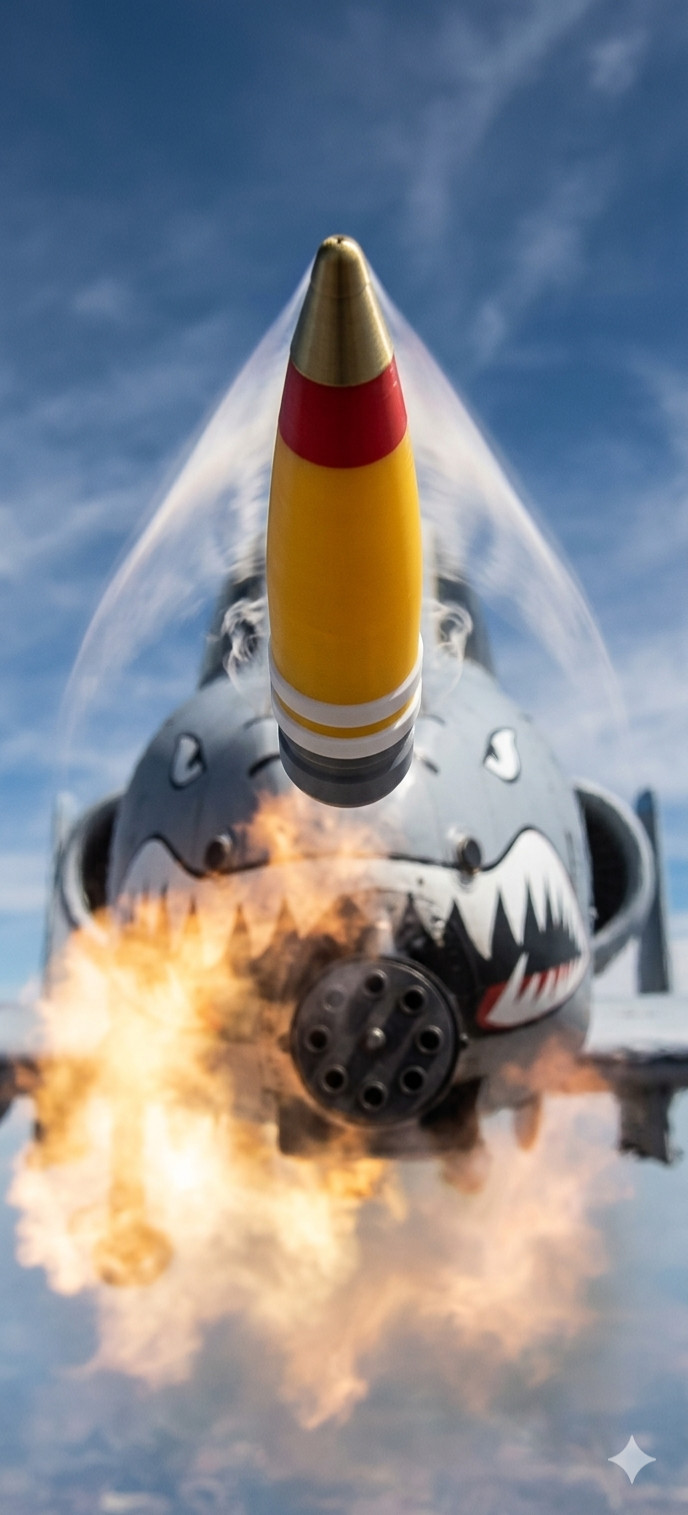 REPLICA 30mm PGU-13b HEI A-10 Warthog Ammunition