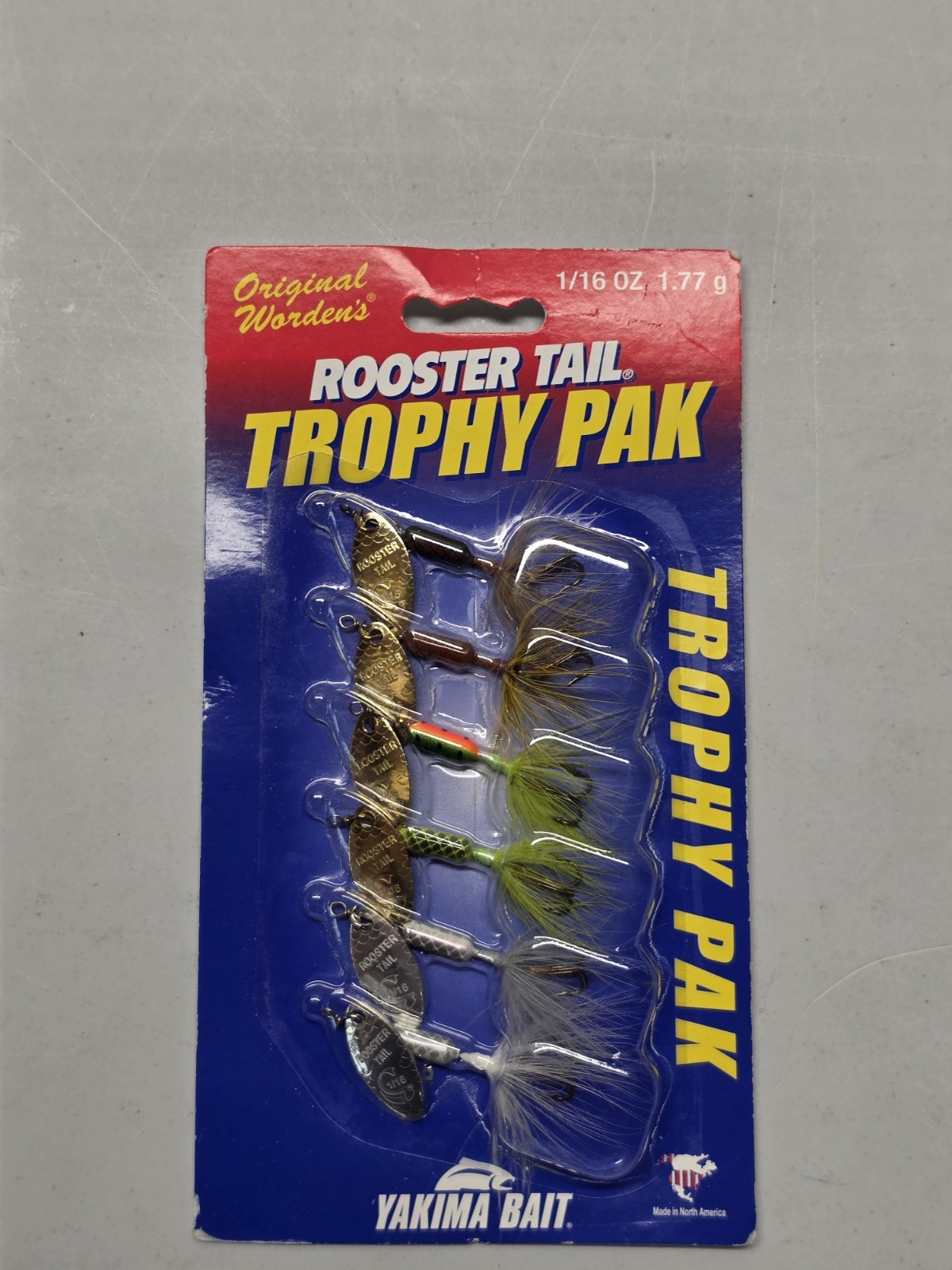 Worden's Rooster Tail 1/16 Oz Yakima Bait Trophy Pack / Various Colors