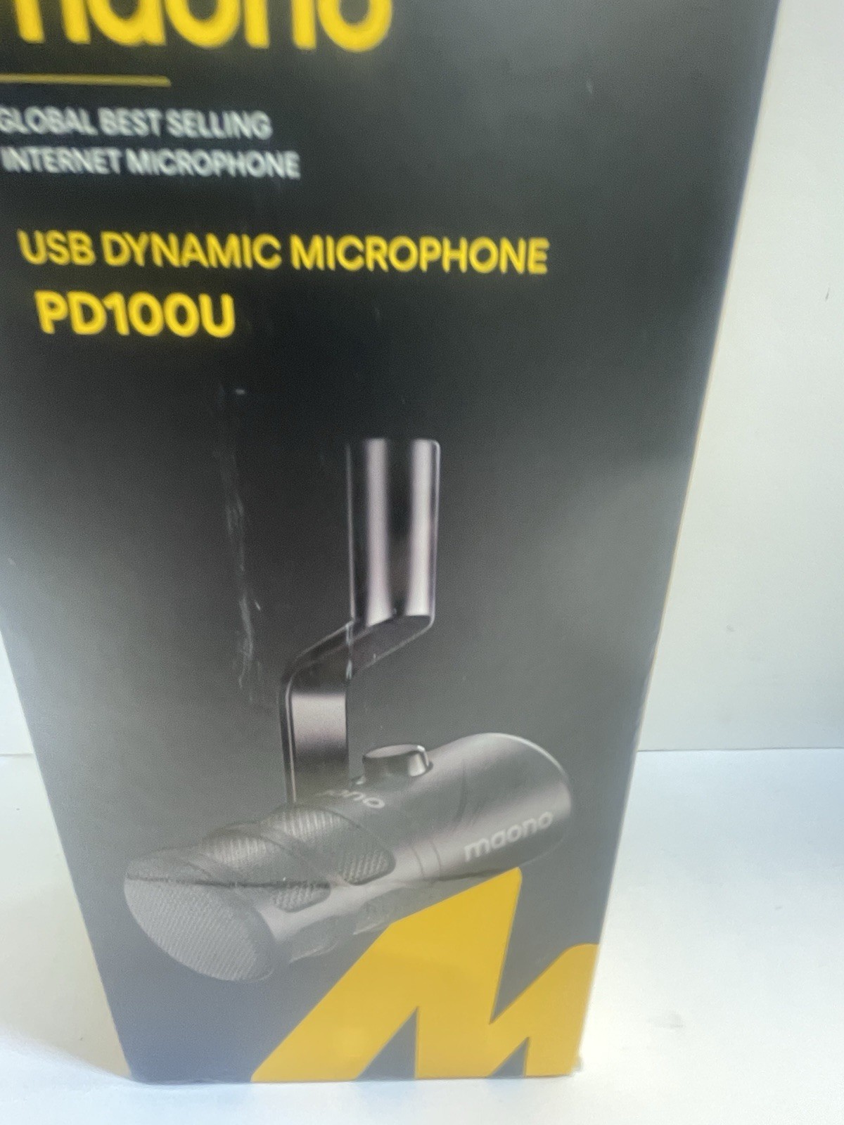 Dynamic Podcast Recording Microphone PD100U USB Microphone (NO USB CABLE)