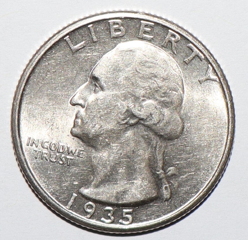 1935 P Washington Quarter AU/UNC  (R195)