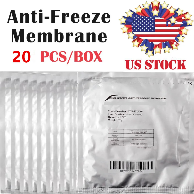 20PCS Membrane/70g Antifreeze Membrane Cryo Pad For Cold Lipolysis Machine USA