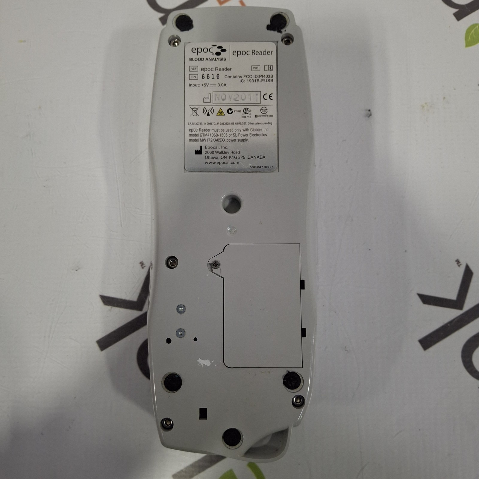 Epocal, Inc Epoc Reader Base
