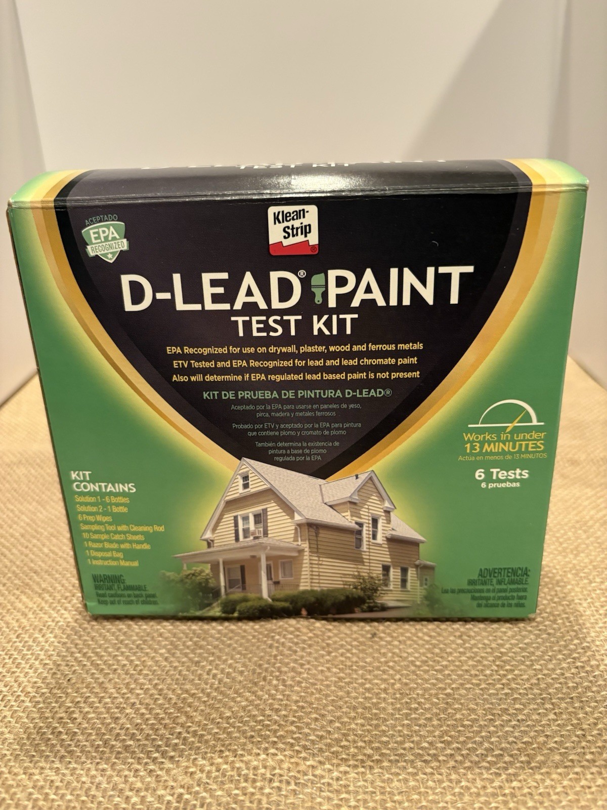 D-Lead Lead Paint Test Kit, 6 Test Exp. 3/13/12