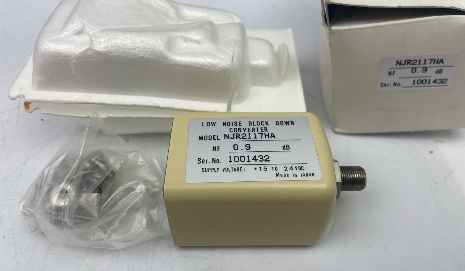 ⭐Low Noise Block Down Converter NJR2117HA  .9 dB - JAPAN ~ NEW IN BOX ⭐