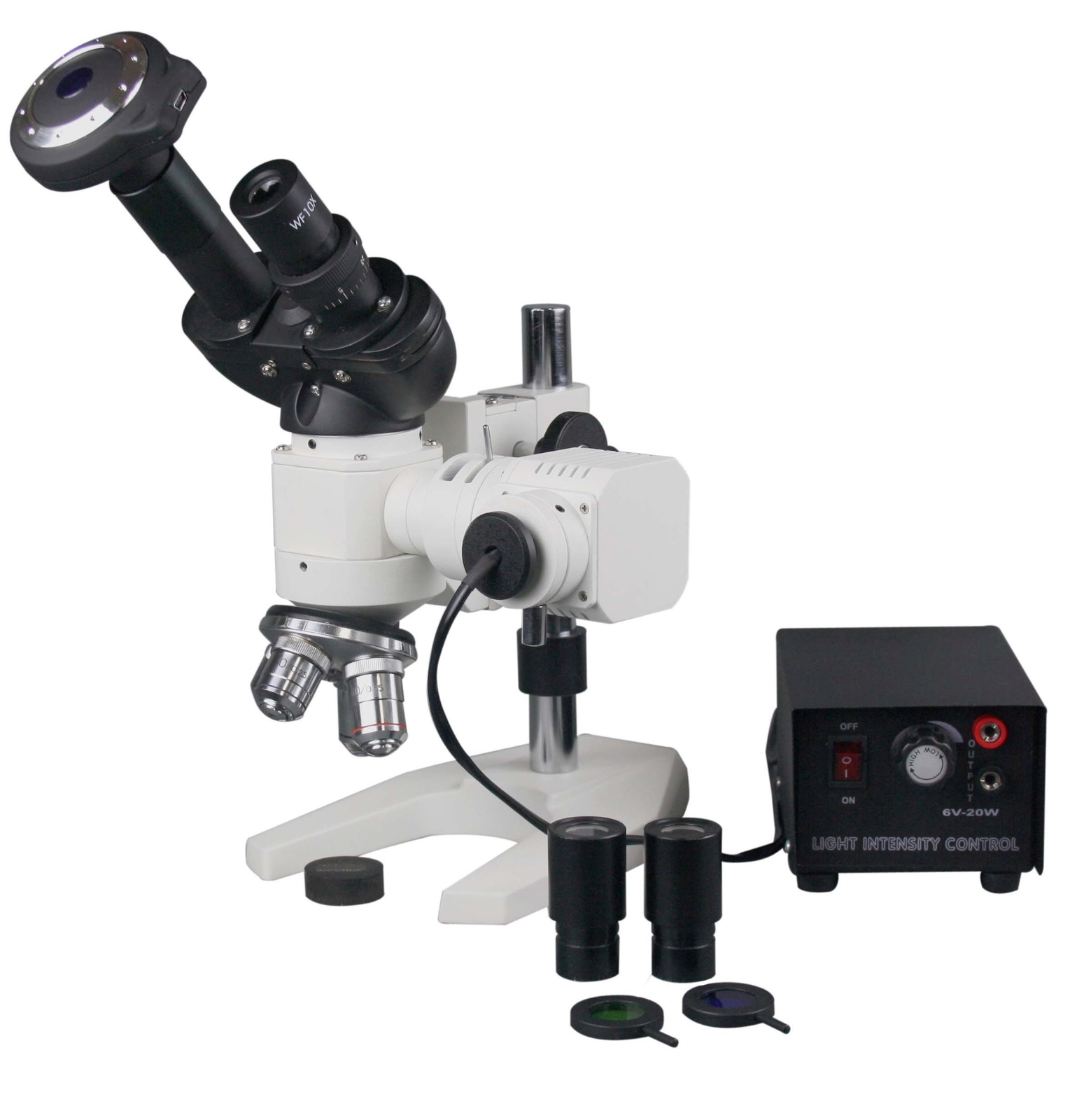 Radical 1200x Binocular Metal Testing Metallurgy Top Light Microscope w 5Mp Cam
