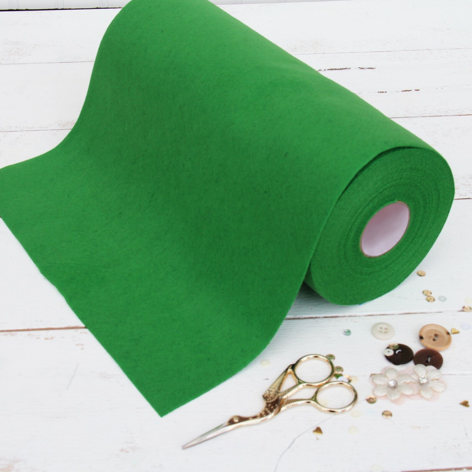 Premium Felt Roll - 12" x 10yd - 30 Color Options - Soft Wool-Like 1.2mm Thick