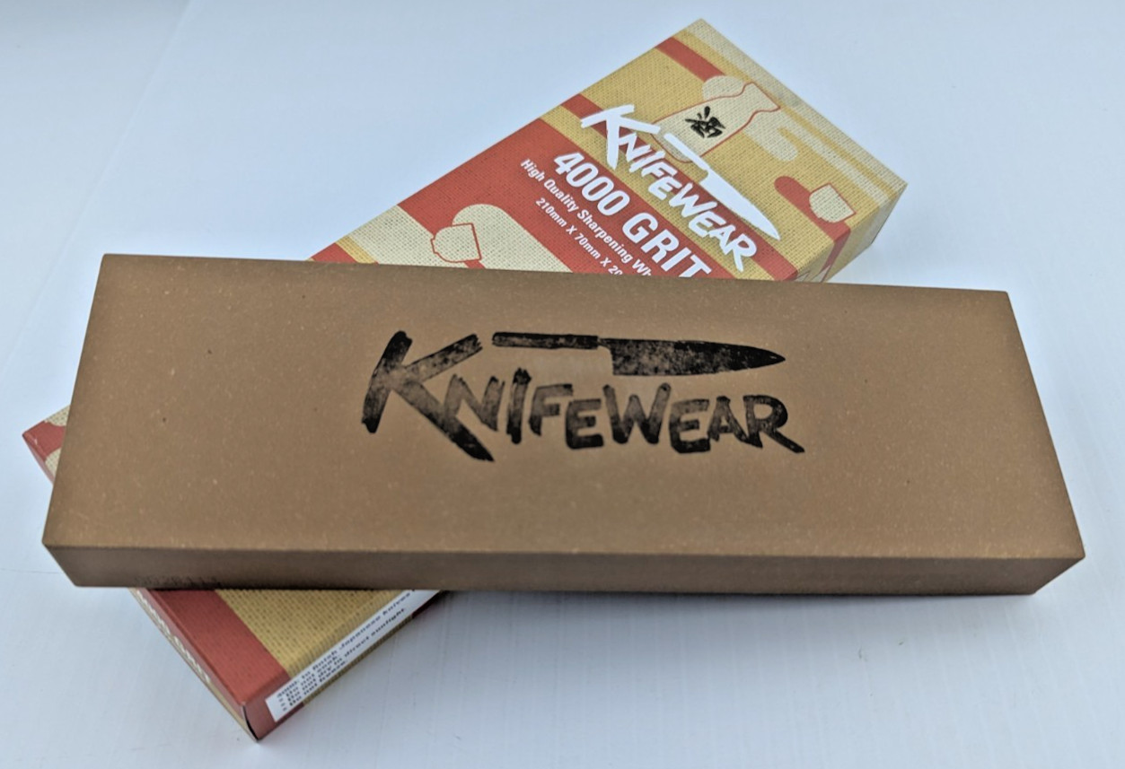 Knifewear 4000 Grit High Quality Sharpening Whetstone Signed by Kevin Kent