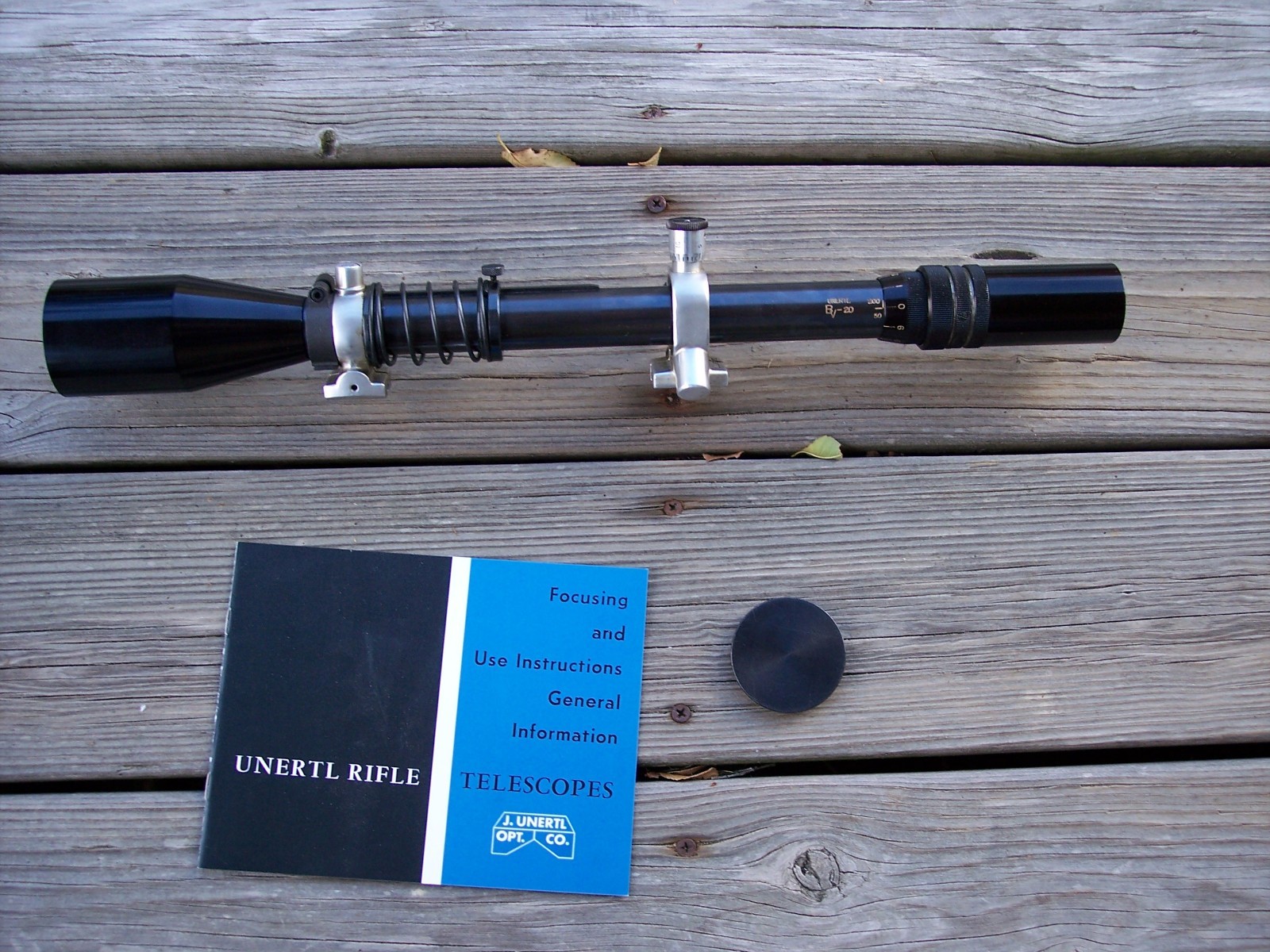 John Unertl Bench Rest Target Scope BV-20 ~USA~ Nice