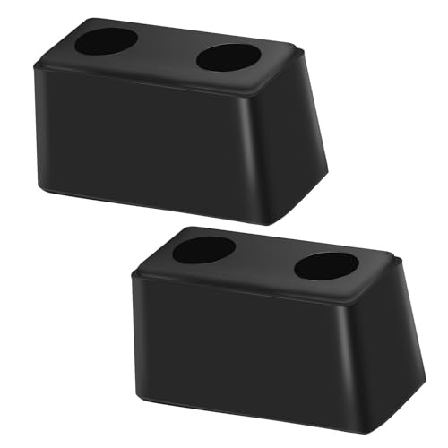 2-Pack Heavy Duty Rubber Bumper Blocks Industrial Dock Buffers – 6x3x3 2PCS