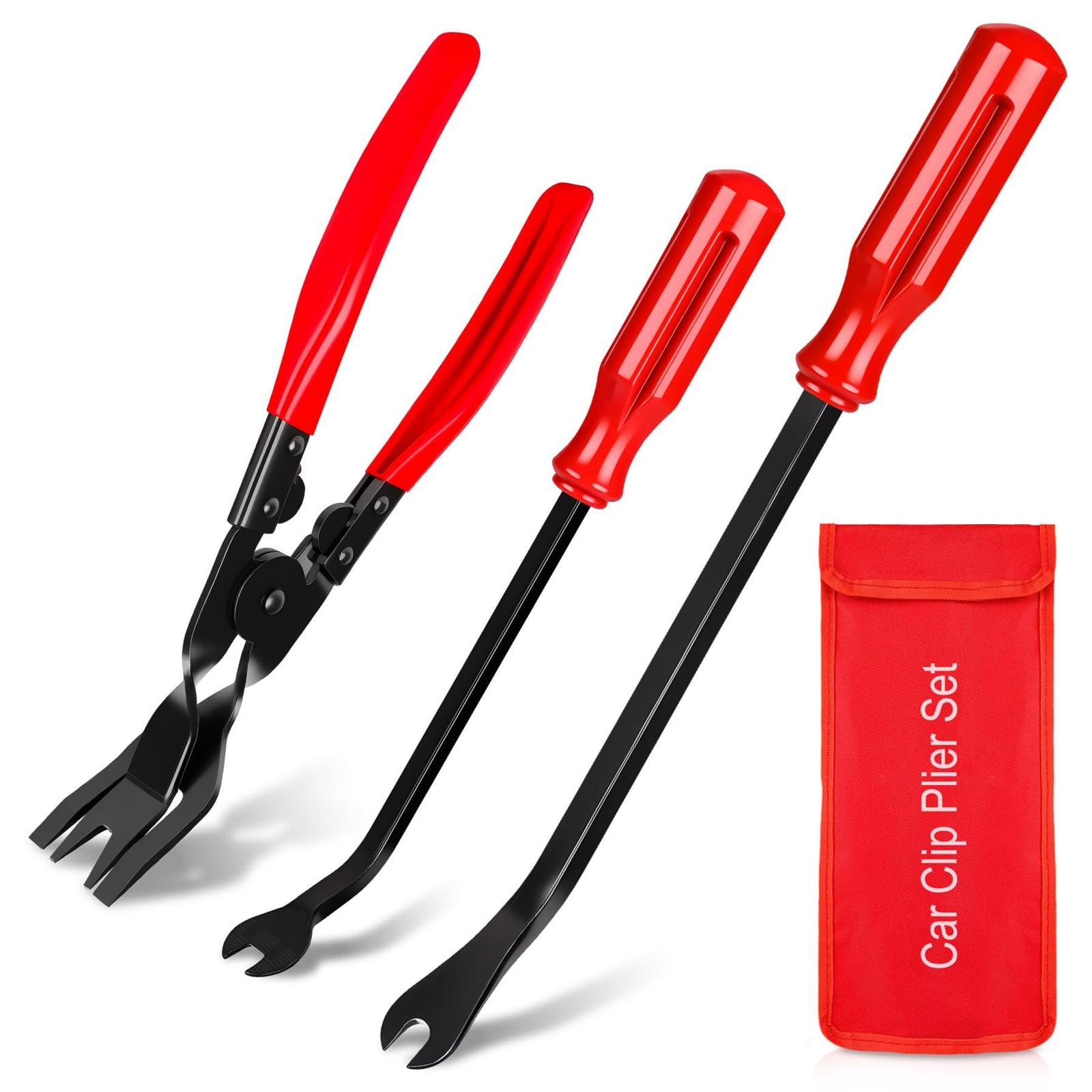 EldHus Clip Pliers Trim Removal Tools - 3 Pack Car Removal Tool Set to Remove...
