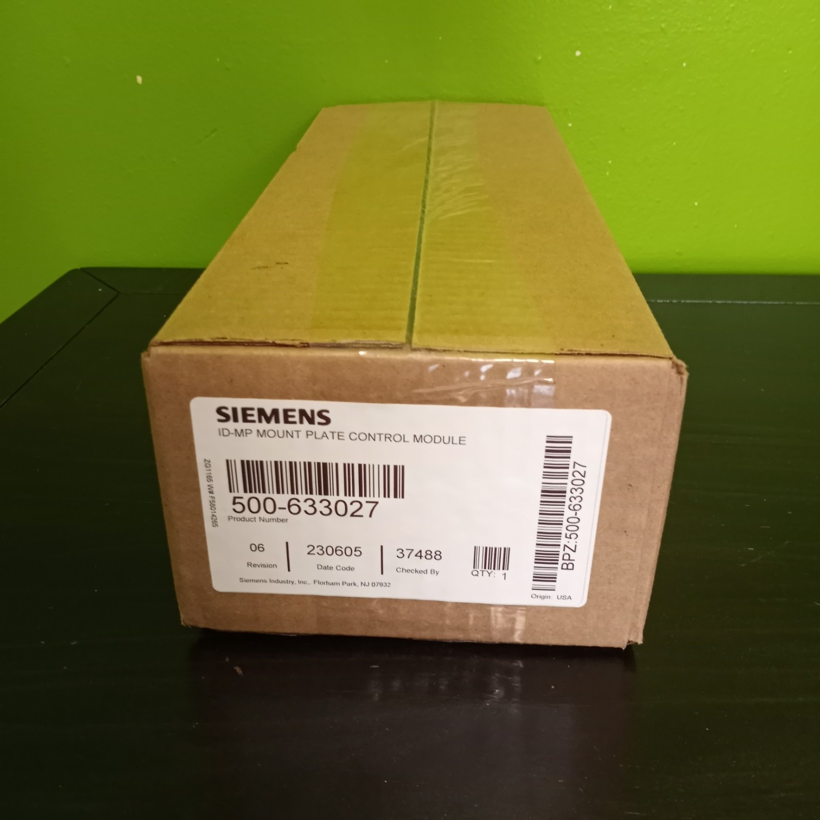 SIEMENS 500-633027  ID-MP MOUNT PLATE CONTROL MODULE