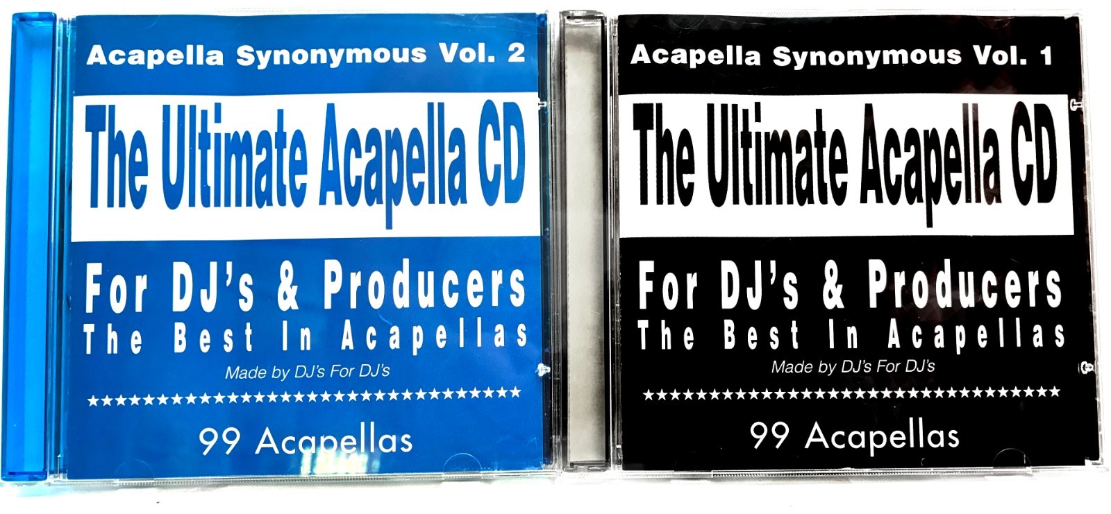 The Ultimate Acapella CD Vol. 1 & 2 - Acapella Synonymous Made by DJ's for DJ's