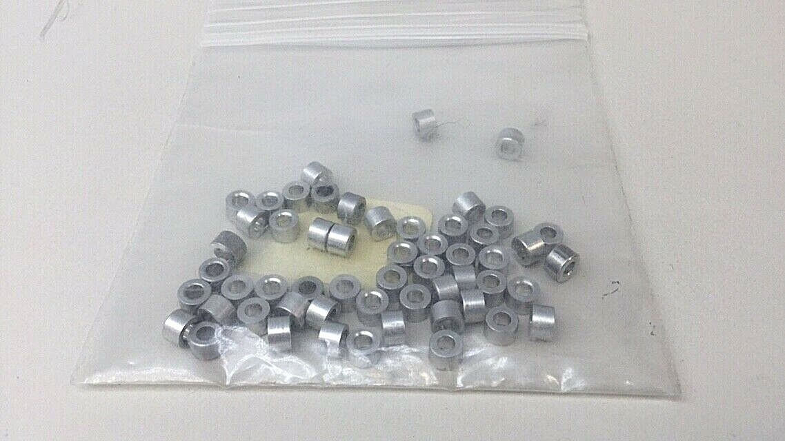 Applied Materials Type 3790-01030 AMAT Aluminum Spacer 1/4 OD (Pack Of 54)