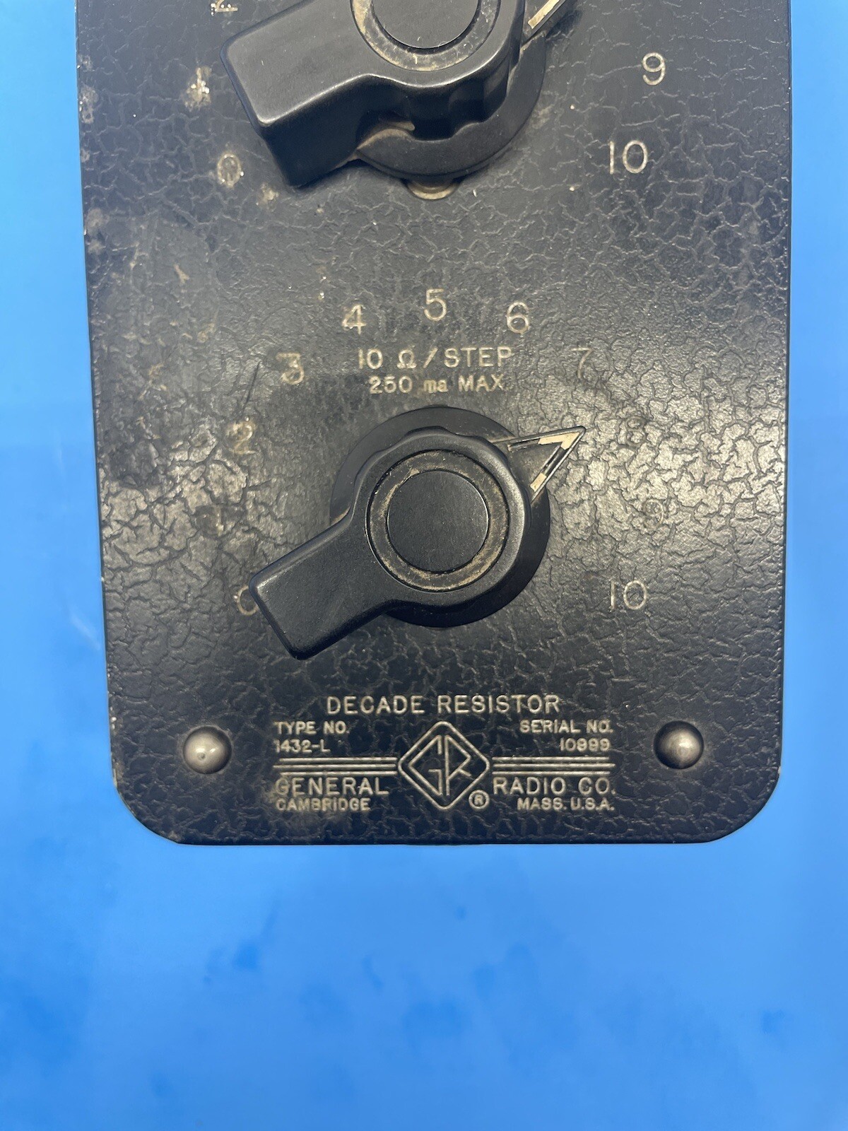 Vintage General Radio decade resistor 1432-L