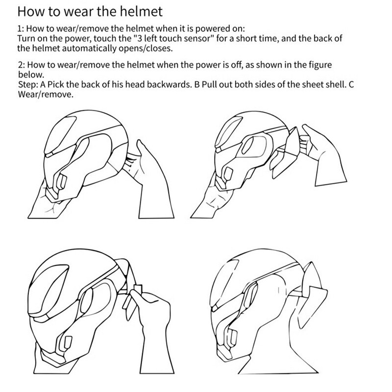 Iron Man MK50 Helmet Electric 1:1 Wearable Voice Control Deformation Prop Helmet