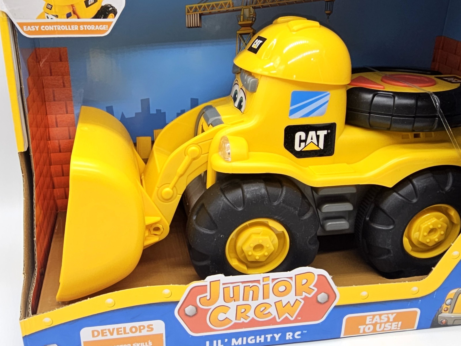 Cat Junior Crew Lil' Mighty RC Remote Control Front Loader Construction Toy
