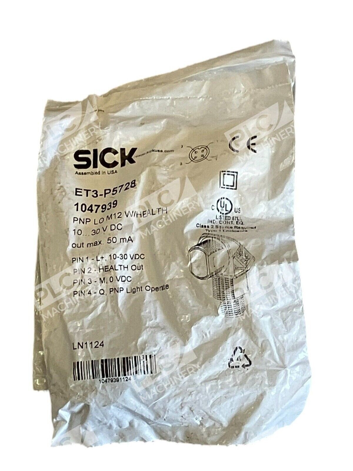 Sick 1047939 Proximity Switch ET3-P5728