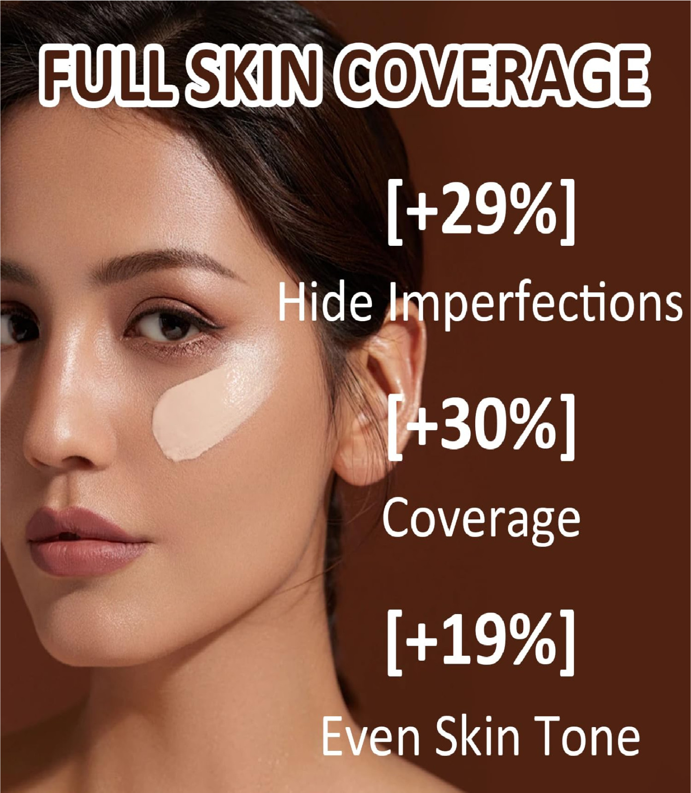 Airbrush Foundation Spray with Brush - Full Coverage Magic Minerals Airbrush Fou
