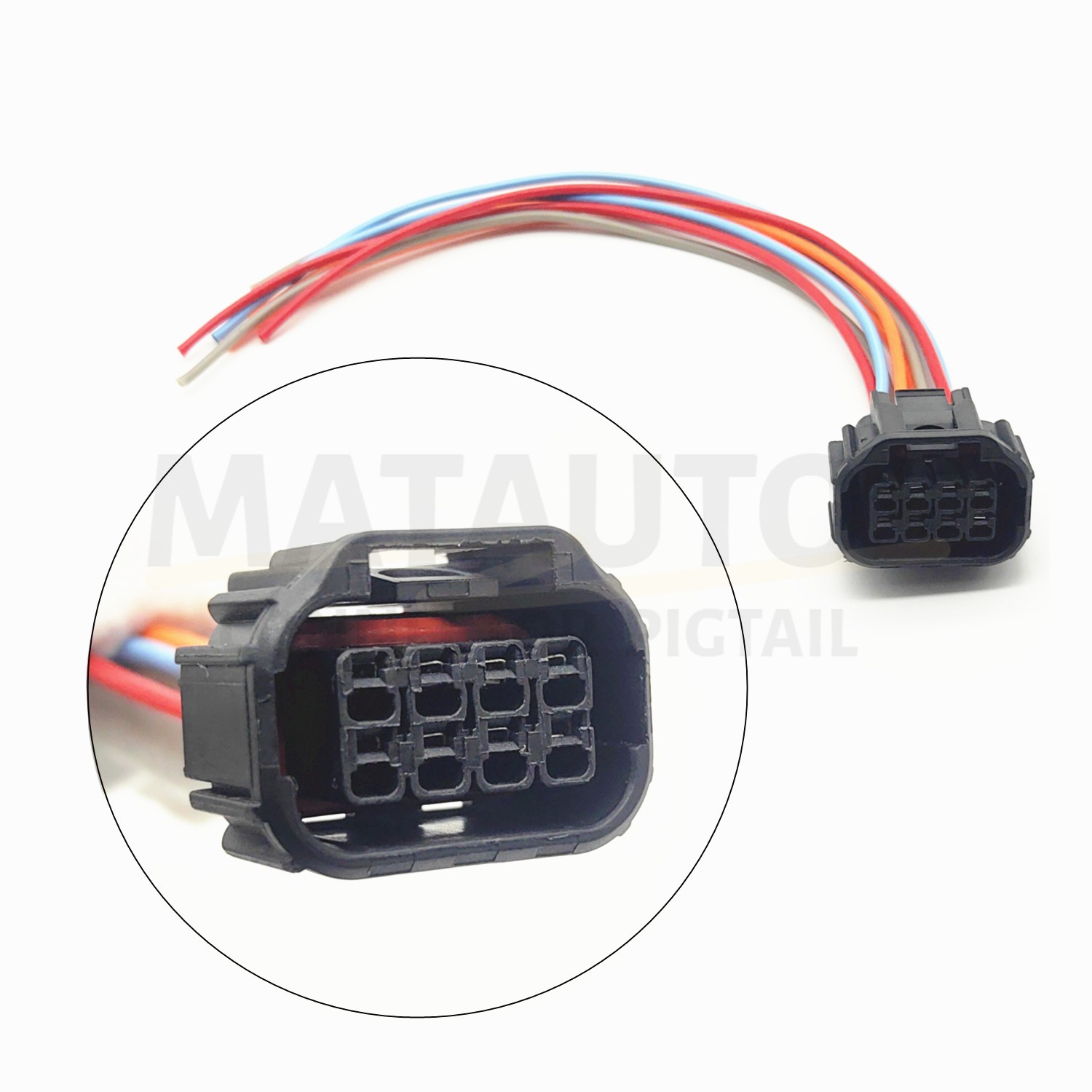 8 Wire Front Headlamp Headlight Connector Repair For Honda Passport 2019-2023