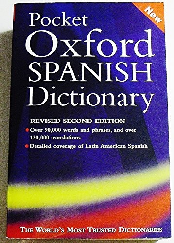 Pocket Oxford Spanish Dictiona - VERY GOOD