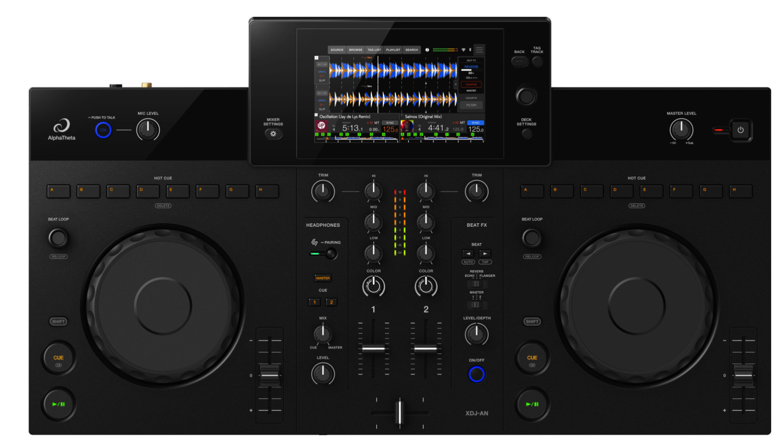 XDJ-AN: All in One 2 Channel  DJ System with Bluetooth by AlphaTheta