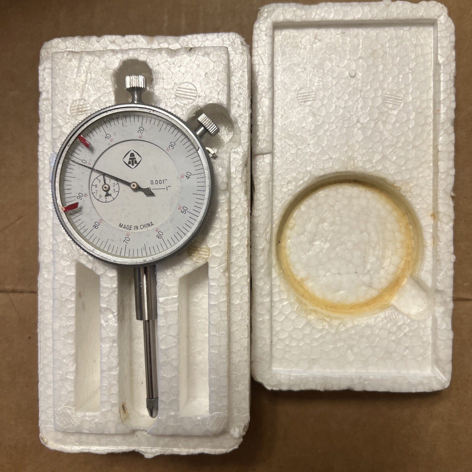 Vintage Dial Gauge .001"-1.0" - in Foam Case - Part 46363 - China