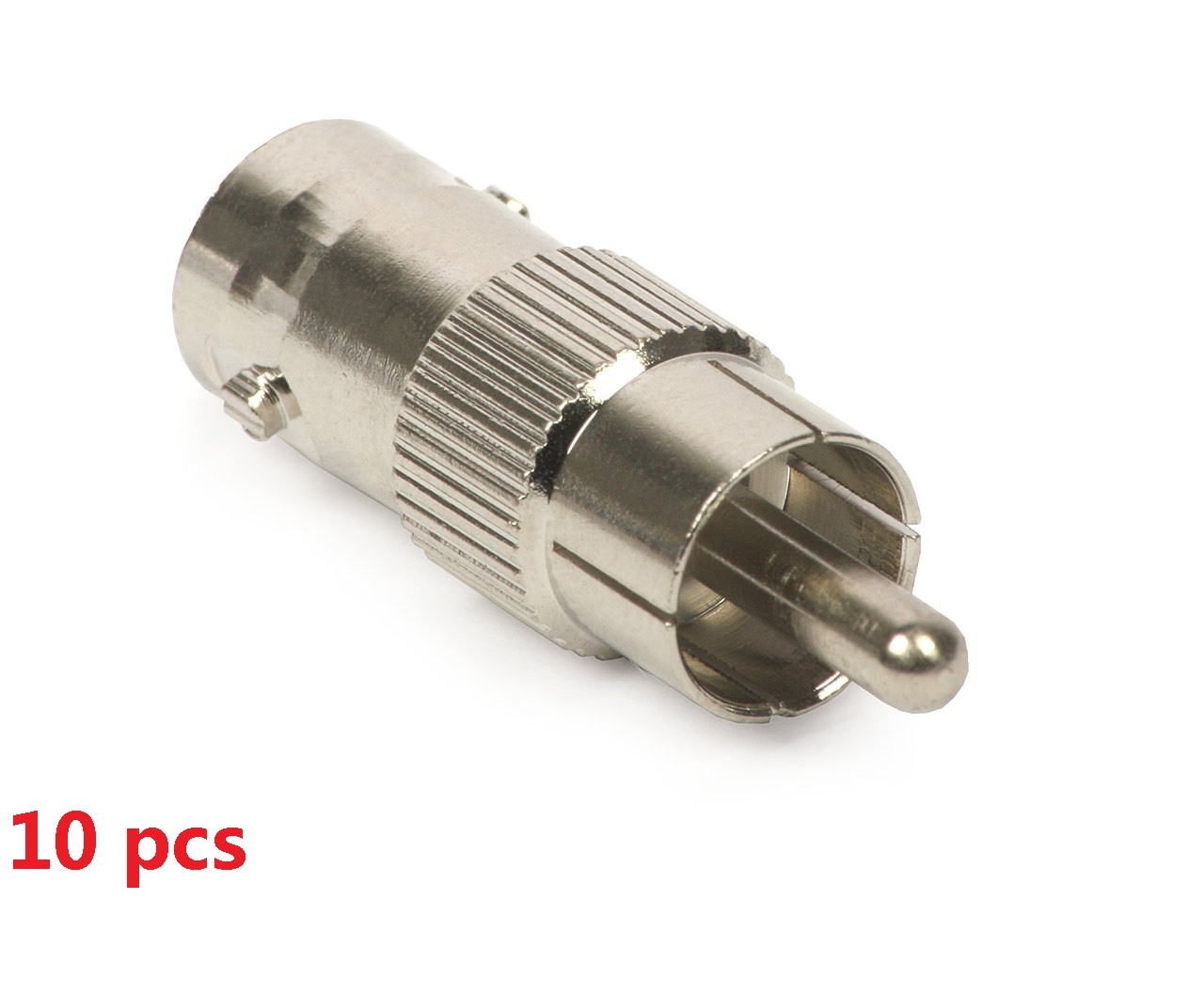 10pcs BNC Female to RCA Male Connectors for CCTV cameras
