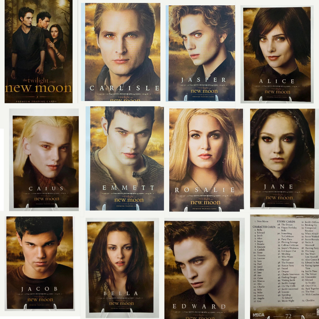 Twilight New Moon 2009 NECA Pick Your Card Base Set #1-84