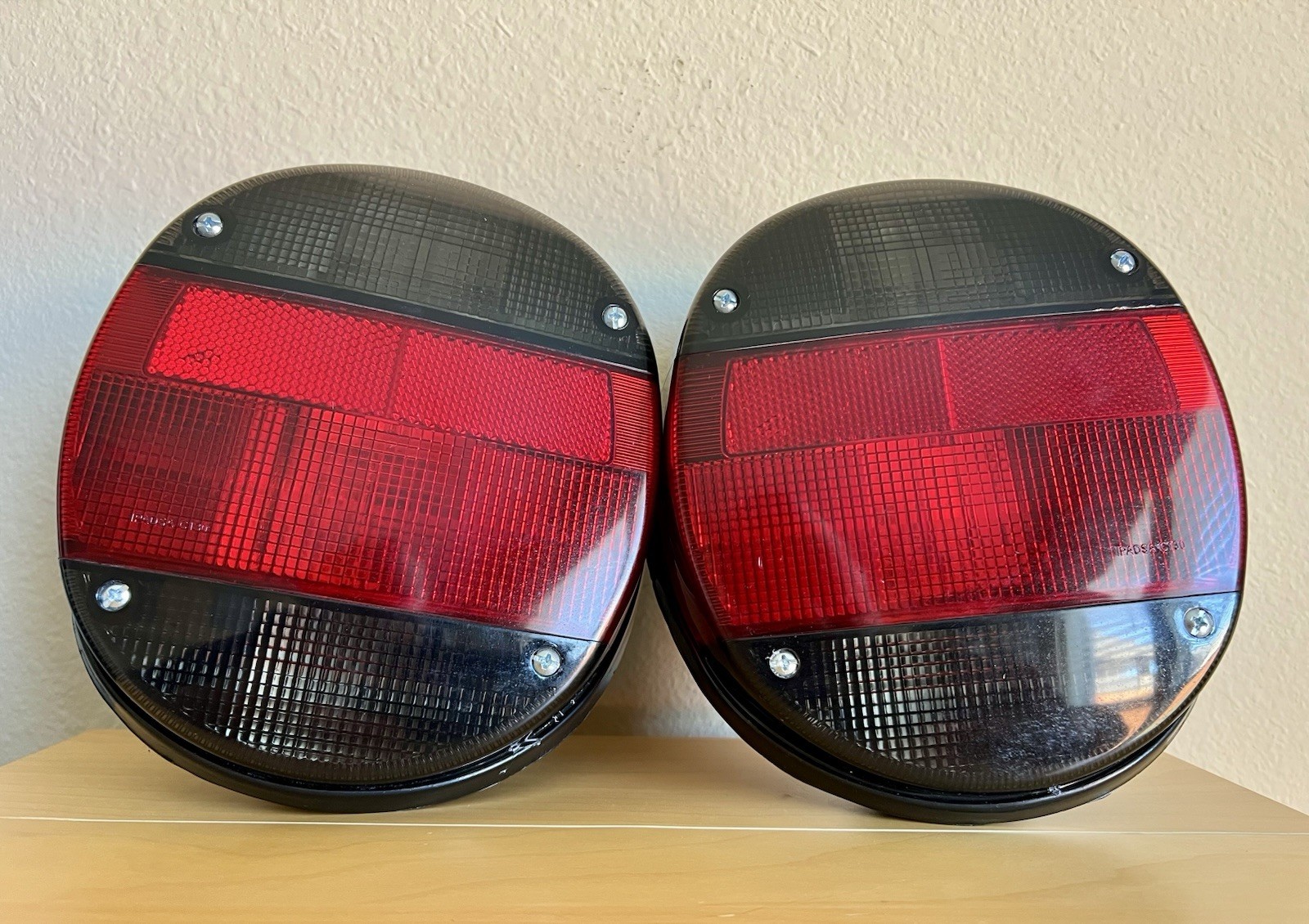 VW T1 Bug & Super Beetle & Thing Tail Light Tailights SMOKE SET