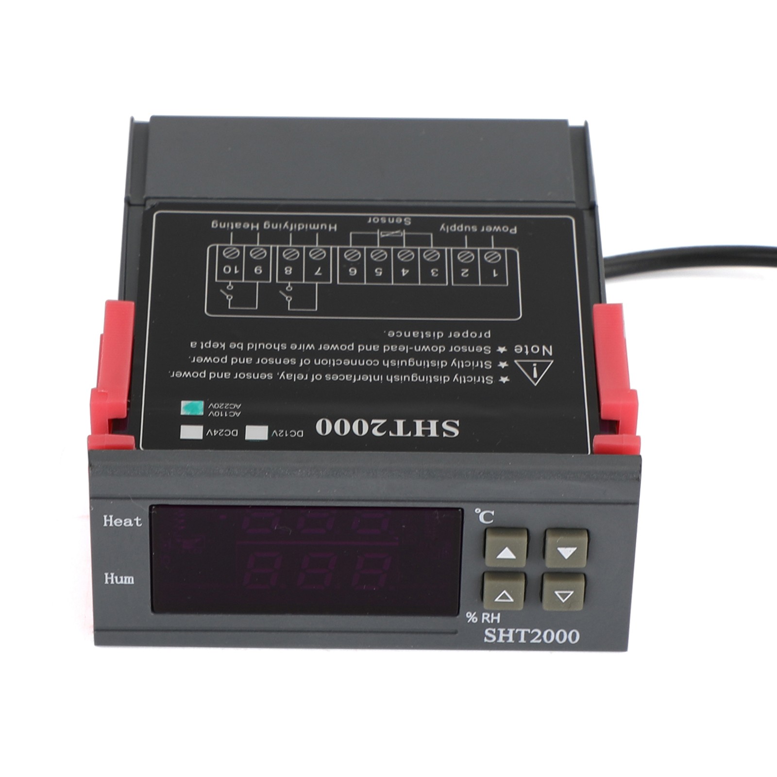 SHT2000 AC110~230V 10A Temperature Humidity Hygrometer Thermostat Control Sensor