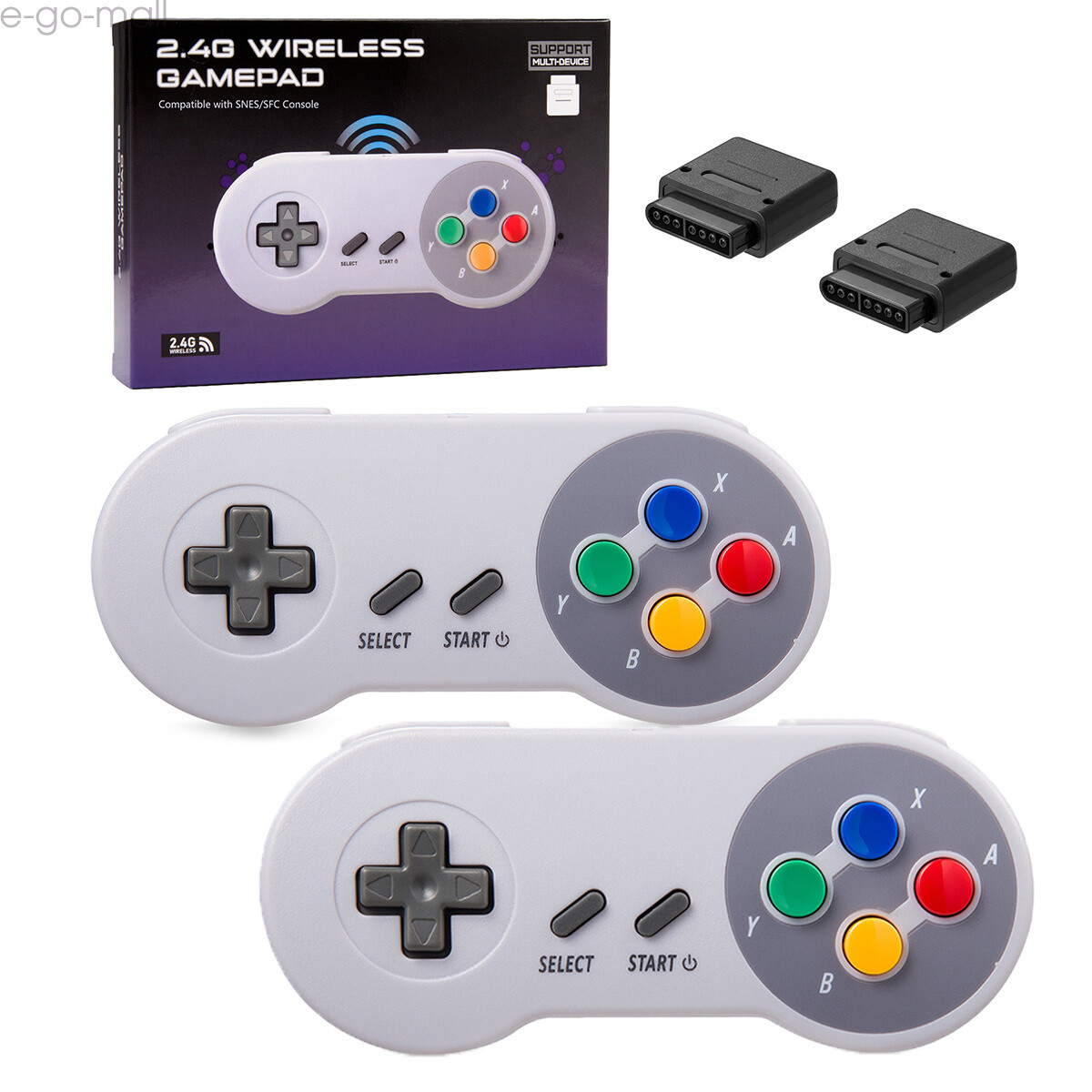 2PCS SNES Game Controller for Original Super Nintendo Game Entertainment System
