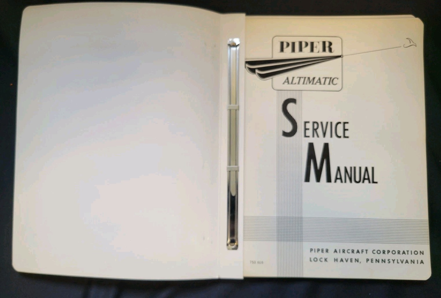 Piper Altimatic Service Manual 1962