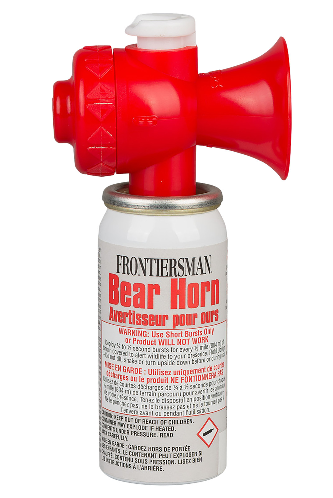 Sabre Alarm Frontiersman Bear Horn w/ On/Off Lock