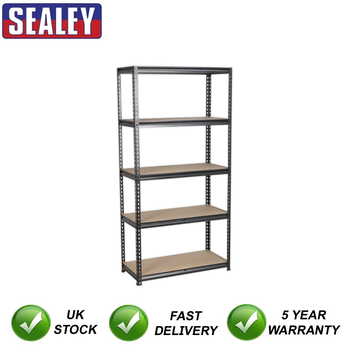 Sealey 5-Level Racking Unit 200kg Capacity Per Level AP7200