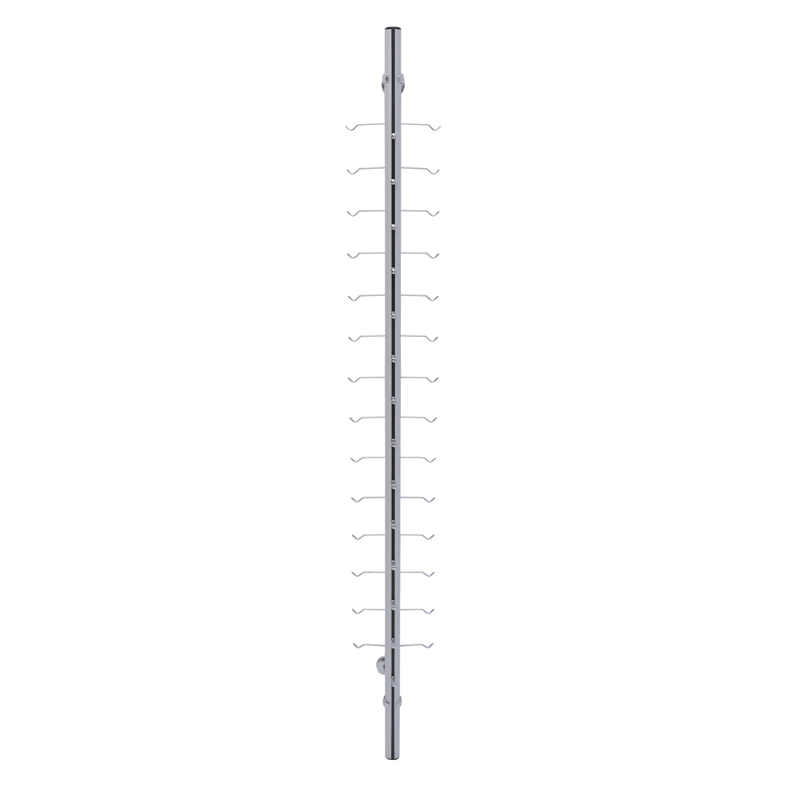 10pcs Aluminium Eyeglass Display Rod Rack Wall-Mounted Sunglasses Storage Frame