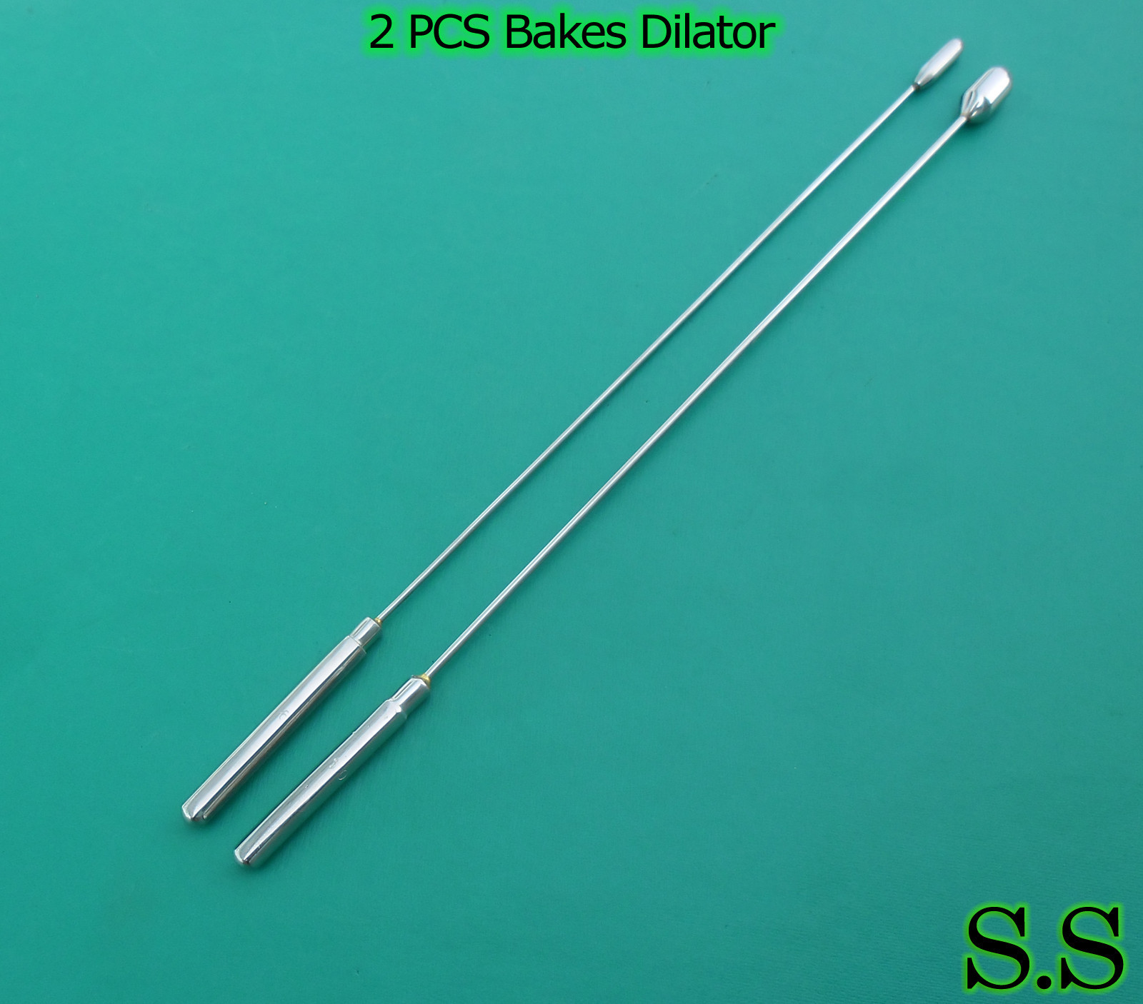 Two Pcs Bakes Rosebud Urethral Sounds 7MM & 8MM