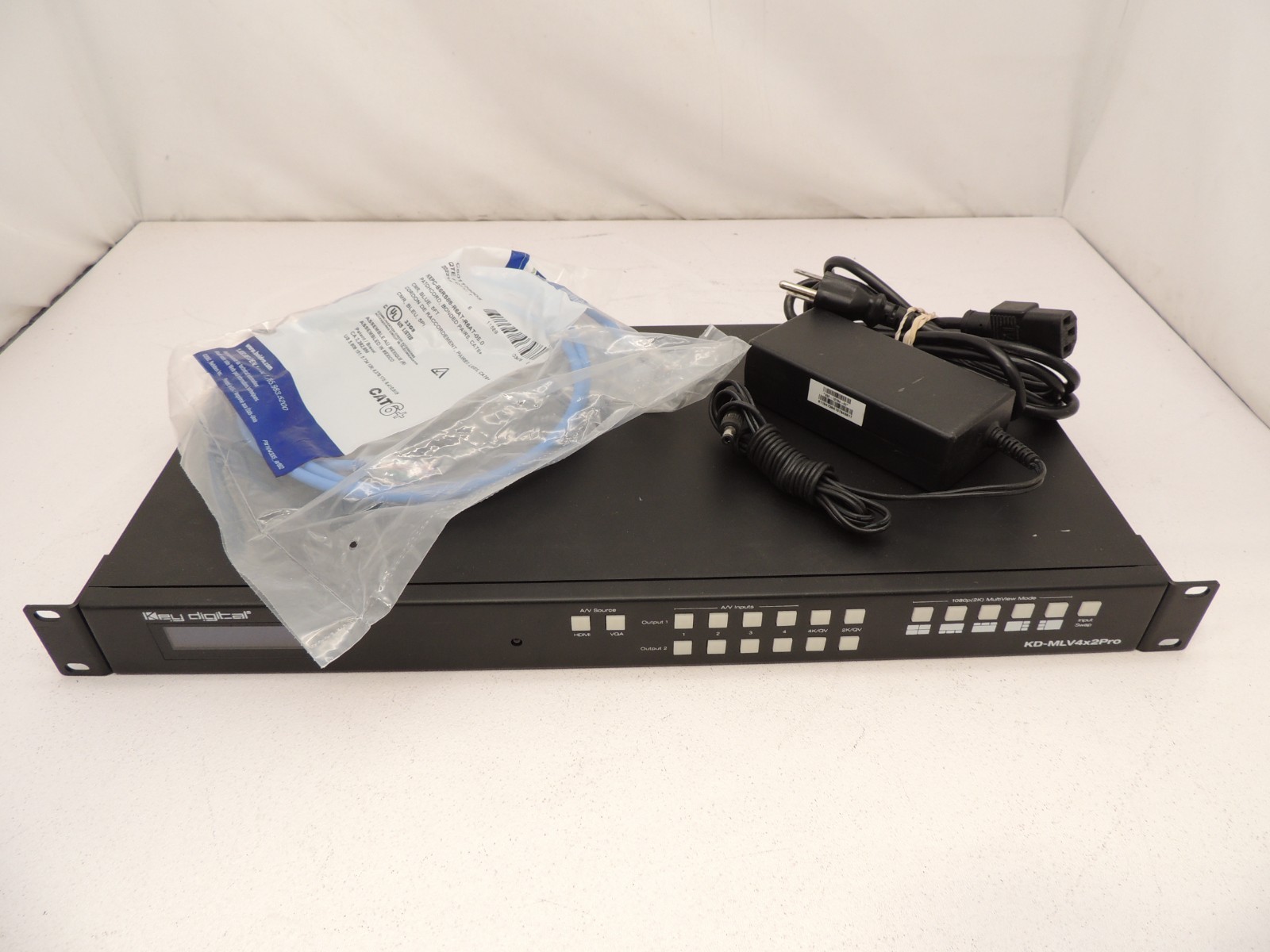Key Digital KD-MLV4X2Pro 4x2 4 Input 2 Output HDMI Matrix Switcher