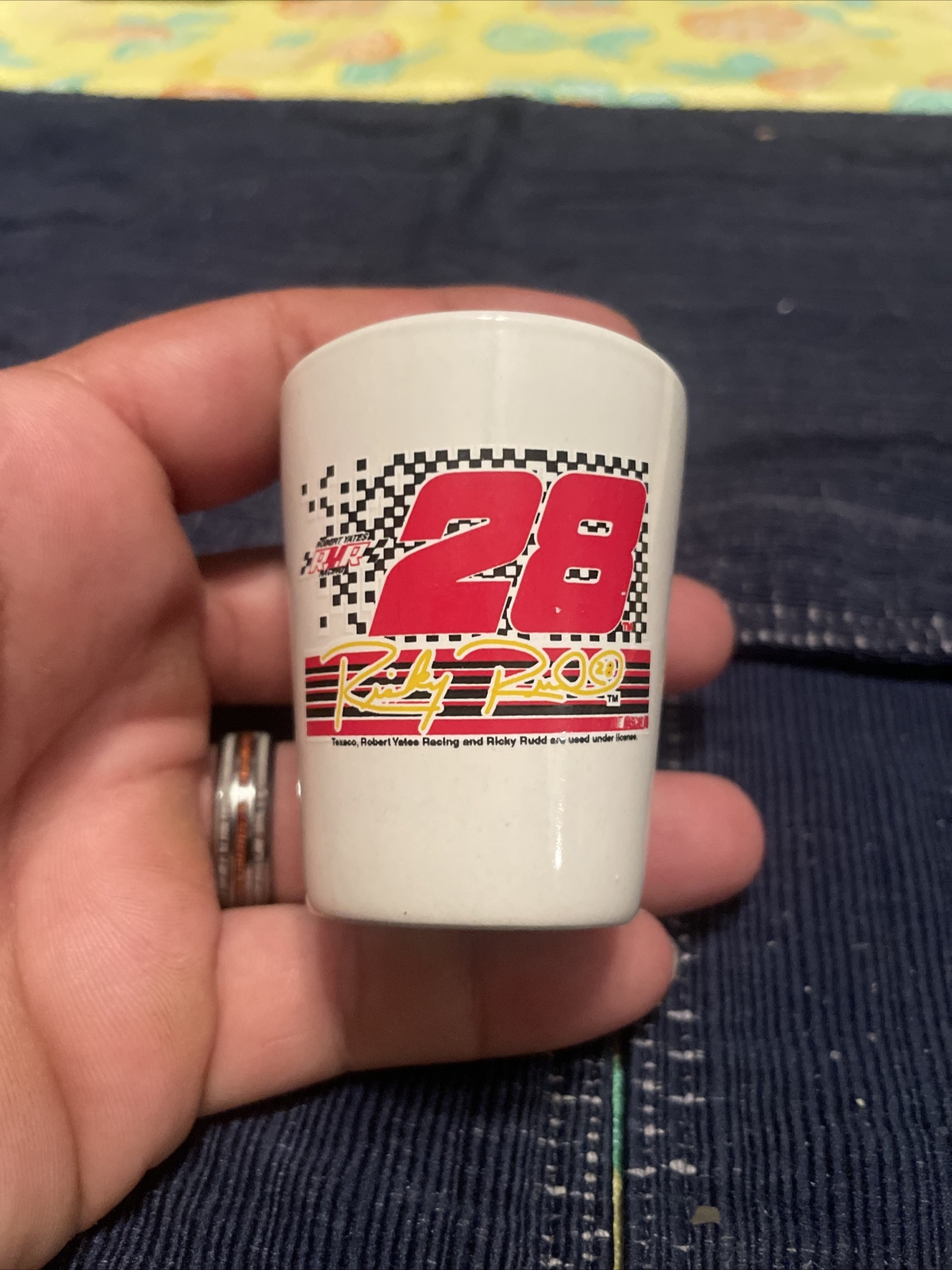 Ricky Rudd 28 Shot Glass