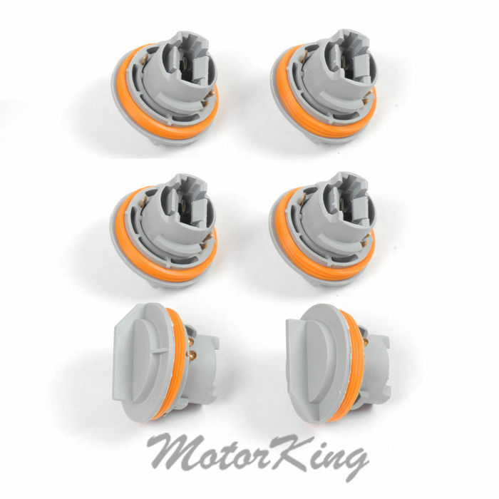 MotorKing Tail Light Taillamp Rear Bulb Socket x6 For JEEP Grand Cherokee Dodge