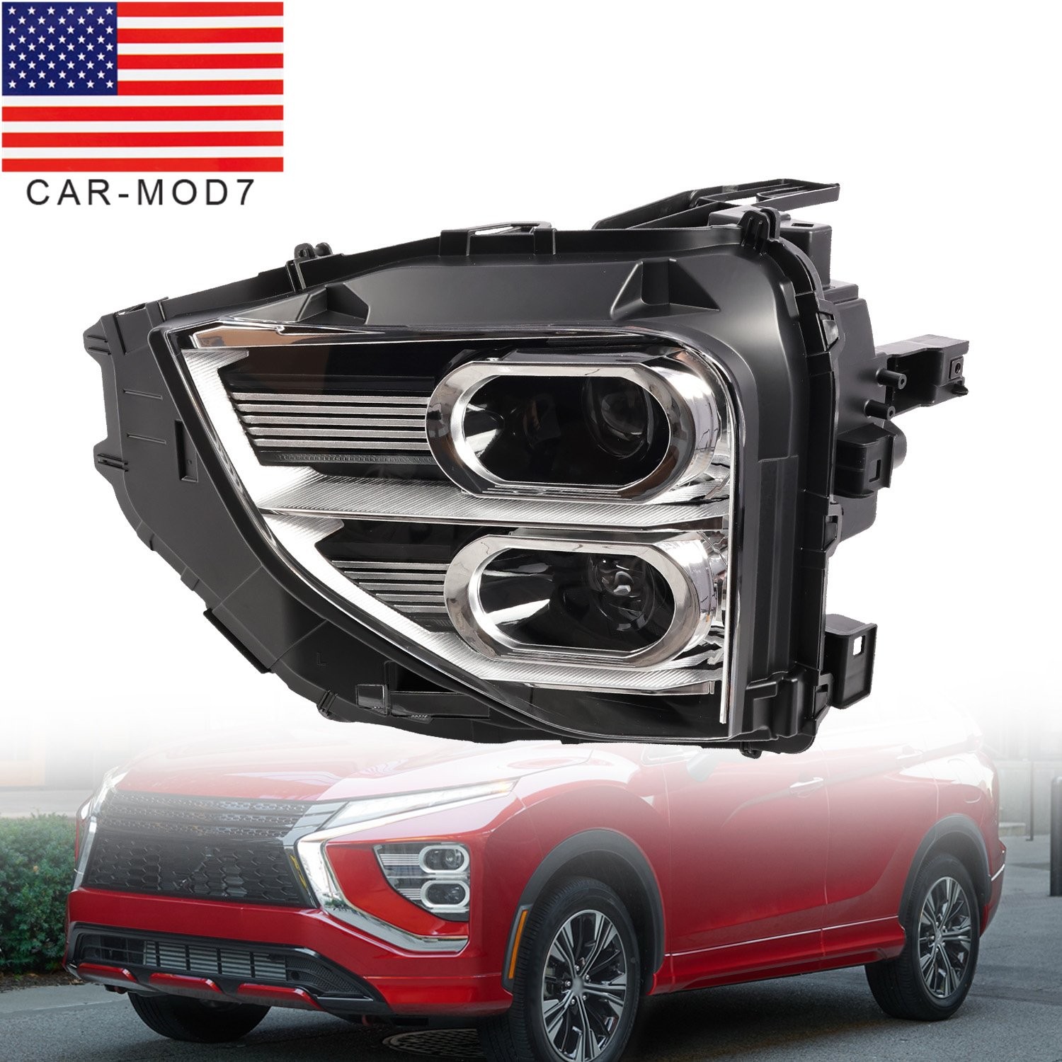 For Mitsubishi Eclipse Cross 2022-2025 Front LED Headlight HeadLamp Left Side