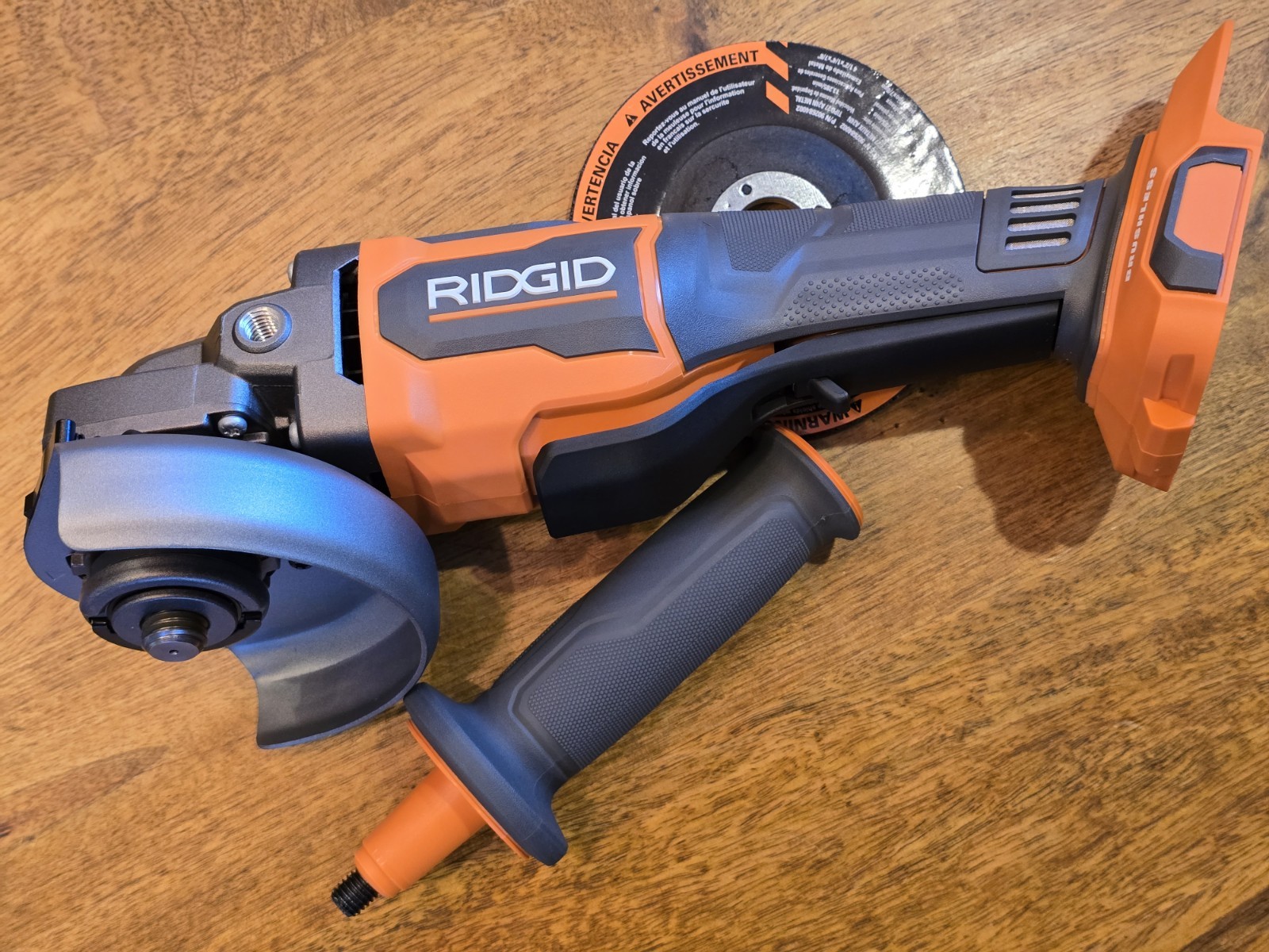 Ridgid R86047B 18V Brushless 4-1/2" Paddle Switch Angle Grinder (Tool Only)