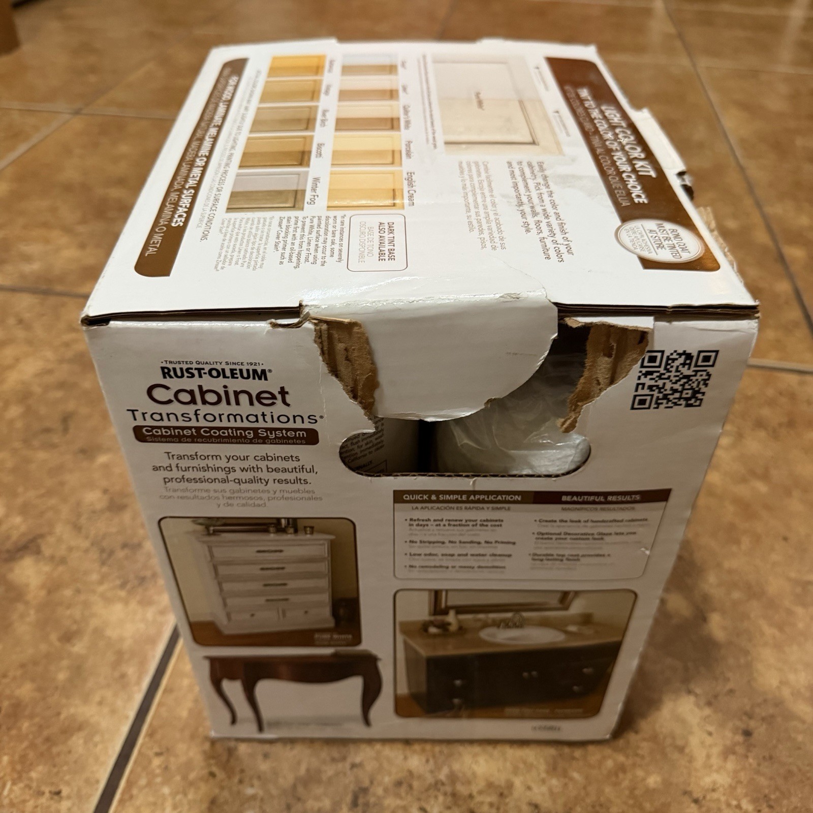 Rustoleum Cabinet Transformations Light Tint Base Complete Coating Kit