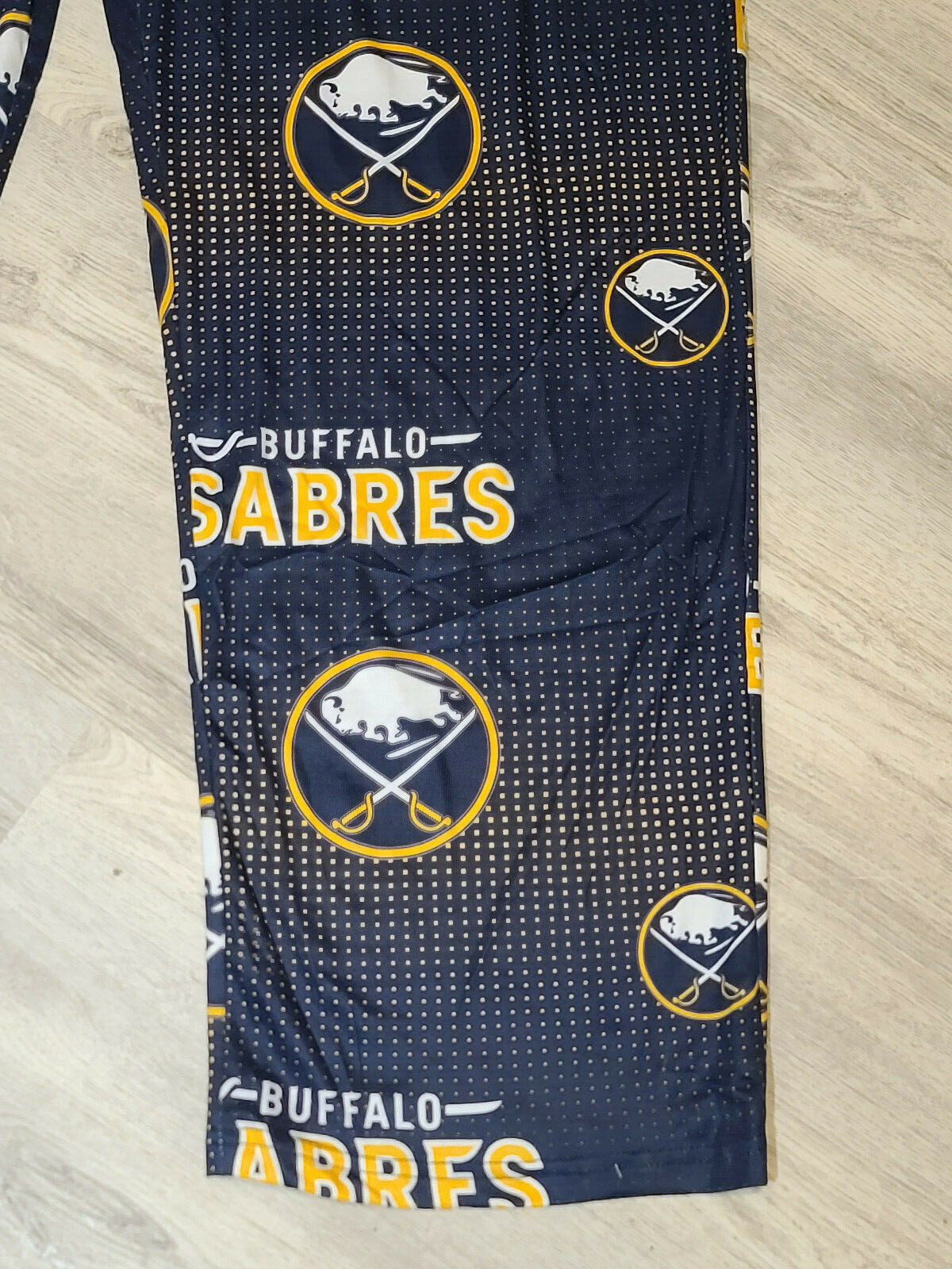 NHL Buffalo Sabres Men’s Scatter Pattern Lounge Pajama Pants size L - XL